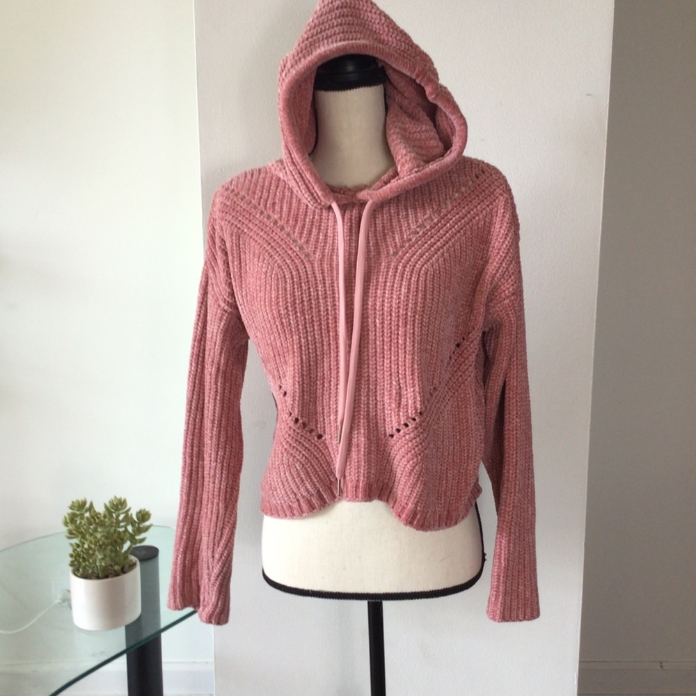 Soft Crop Top Hoodie